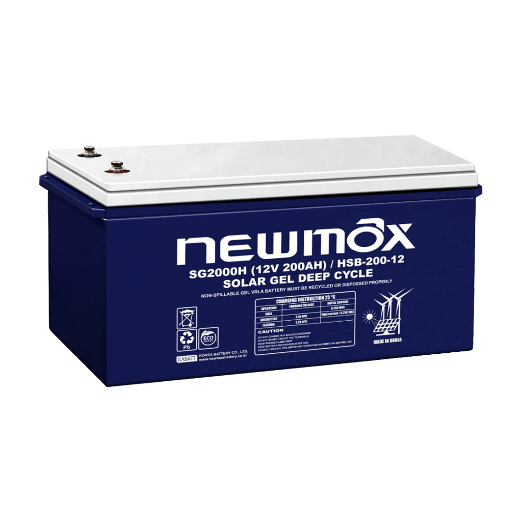 Batterie Gel Plomb-carbone Newmax 12V / 200 Ah