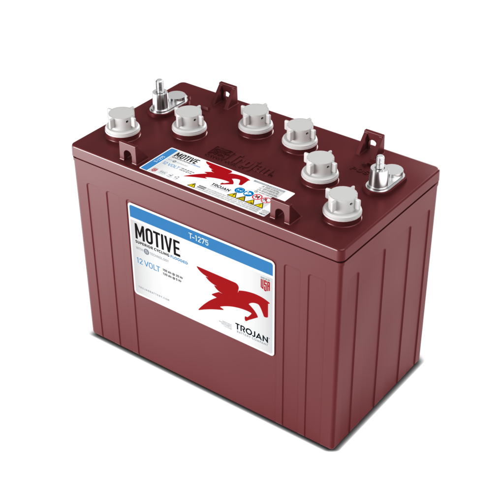 TROJAN BATTERY T 1275 12V CICLO PROFUNDO ECAMI trojan-battery-t-1275-12v-ciclo-profundo-ecami